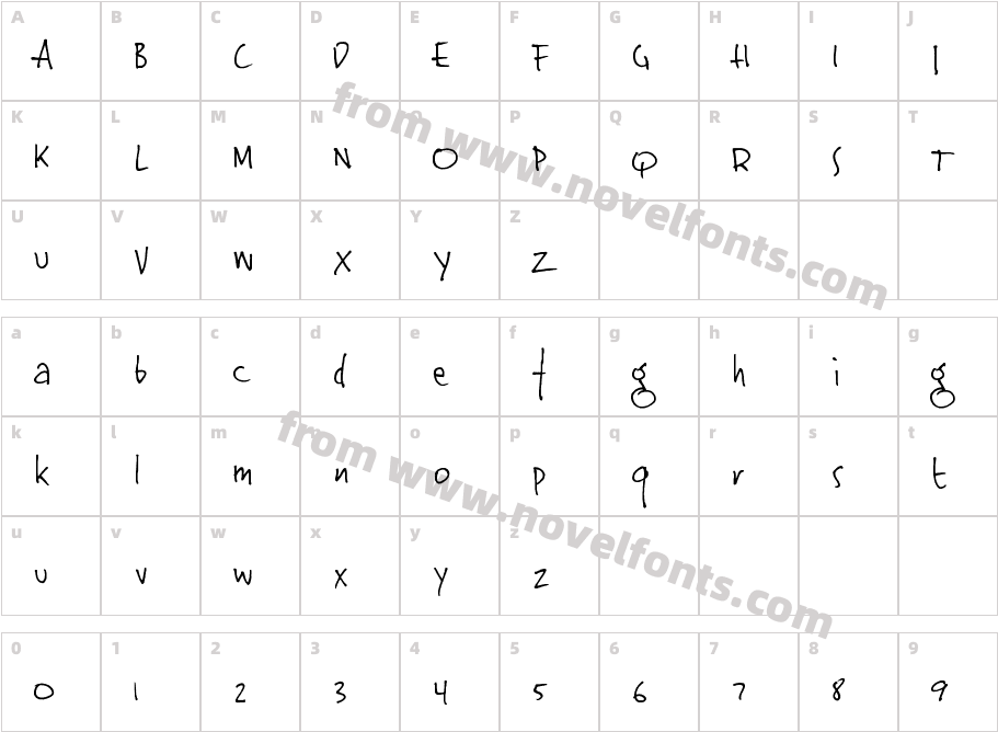 JinkyCharacter Map
