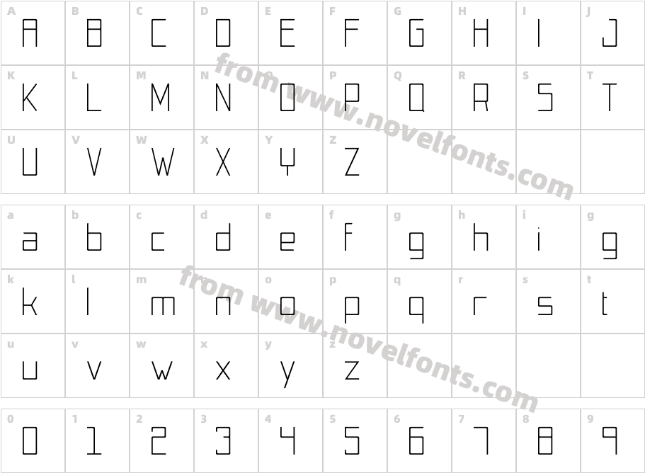 Johann LightCharacter Map