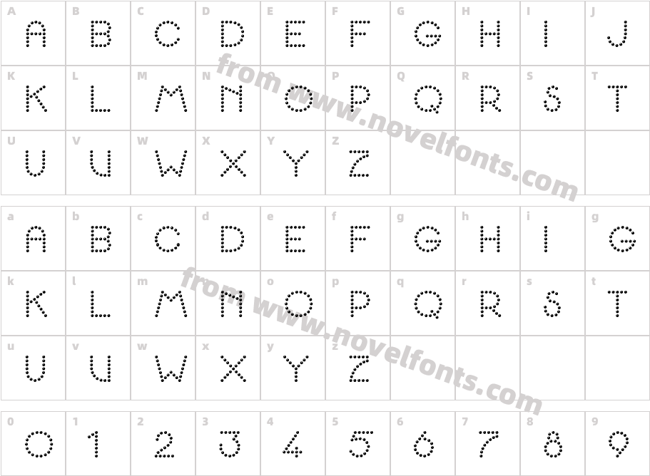 K22 Spotty FaceCharacter Map