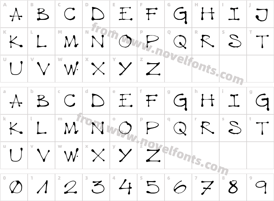 K66 RegularCharacter Map