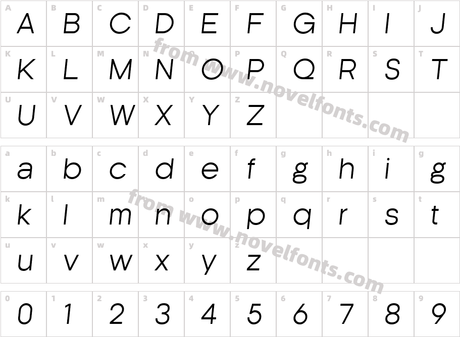 Kamerik205 Regular 2Character Map