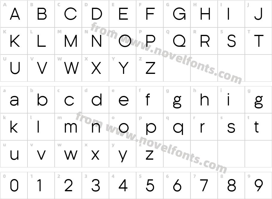 Kamerik205 Regular 6Character Map