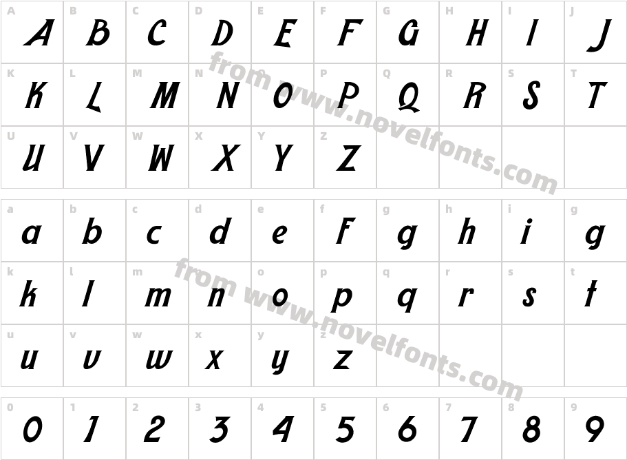 Khadija Display 2Character Map