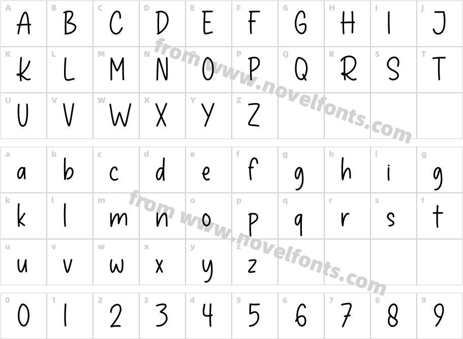 Kitchen Counter RegularCharacter Map