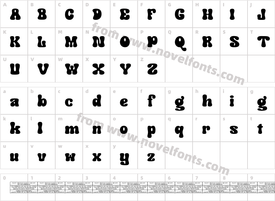 KlenderDEMO RegularCharacter Map