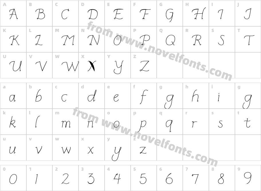 LD Fine Print 2Character Map