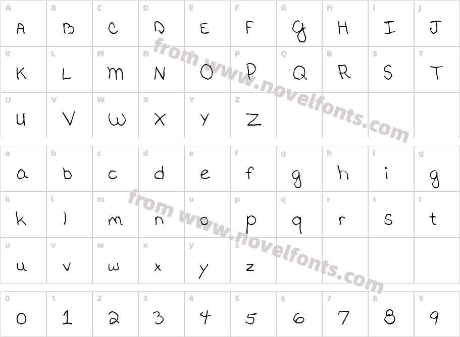 LD Print 4Character Map