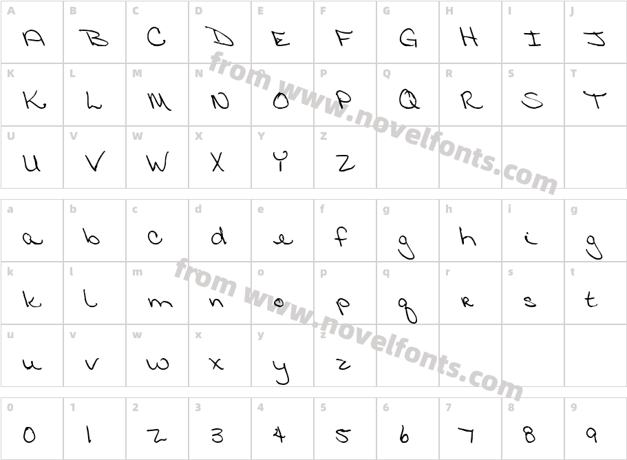 LD Print 8Character Map