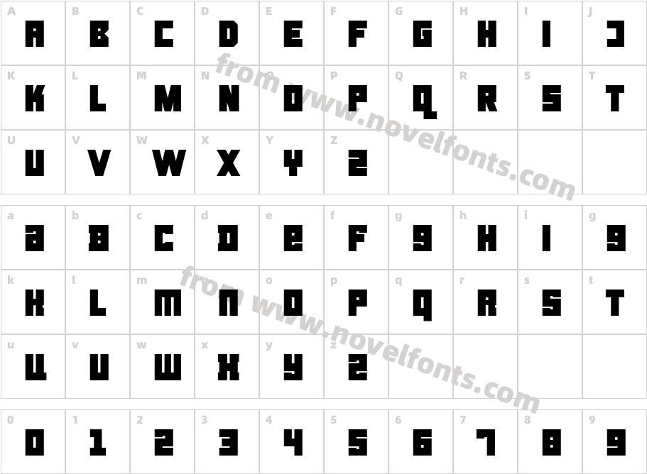 LECO1976 Altdiacritics BoldCharacter Map