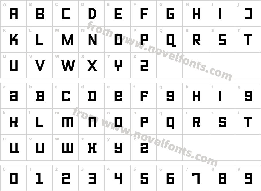 LECO1976 Regular 2Character Map
