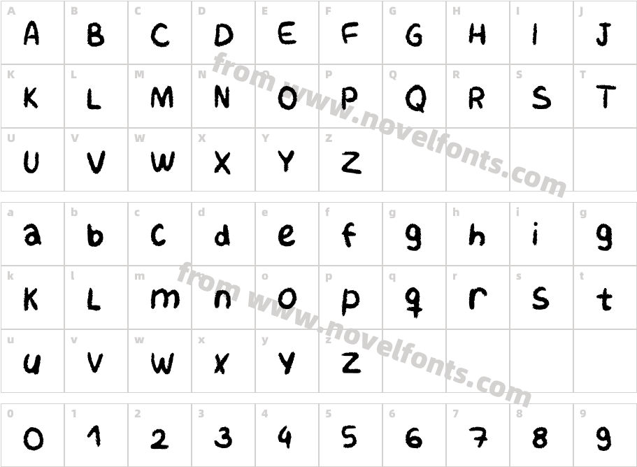 KarbonCharacter Map