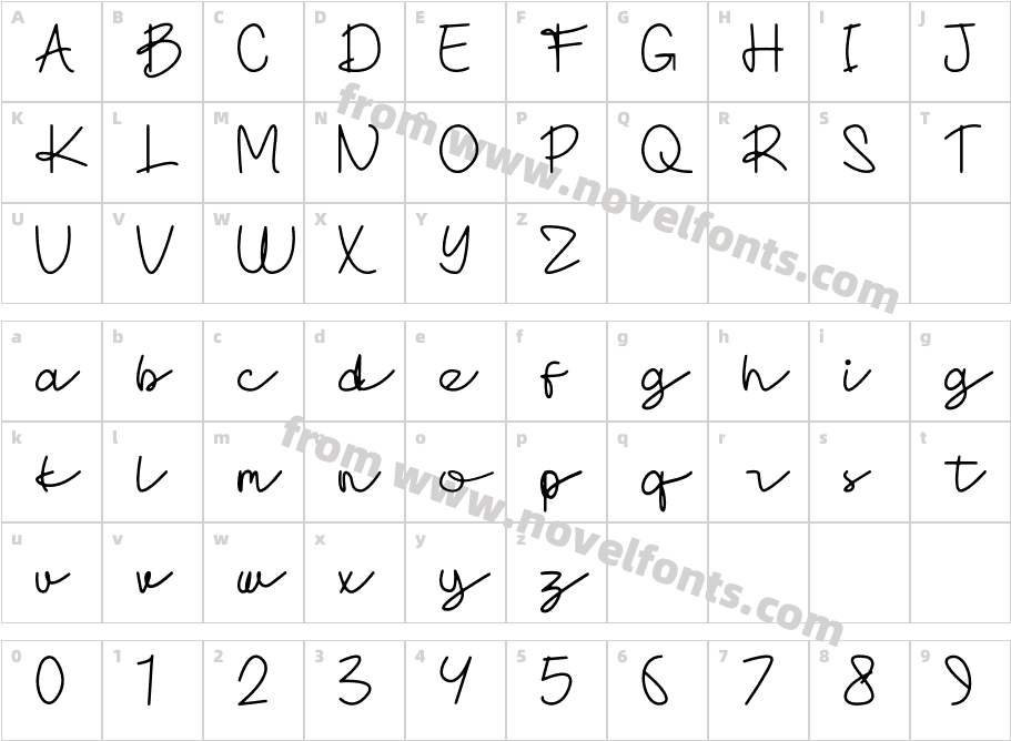 Lanxi RexasCharacter Map