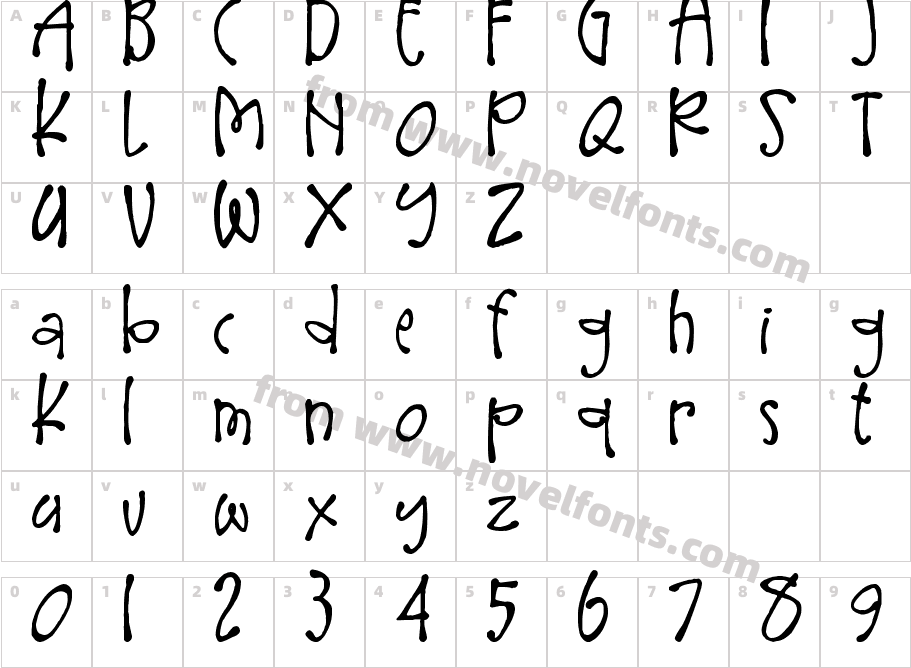 Larger MimeCharacter Map