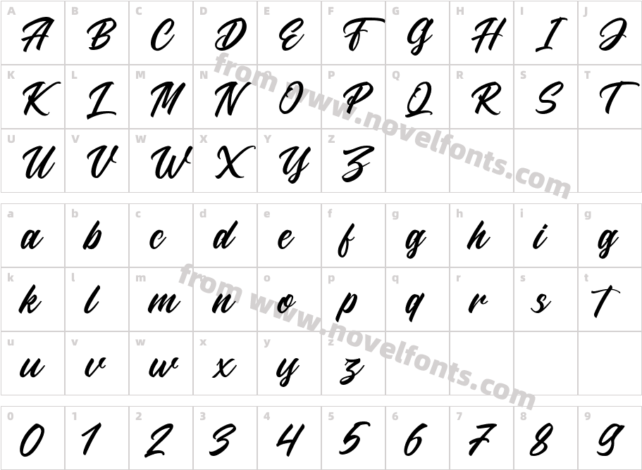 LarizoDEMOCharacter Map