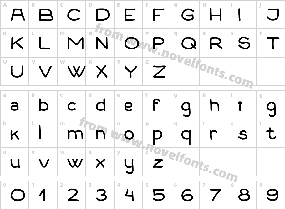 LaydonCharacter Map