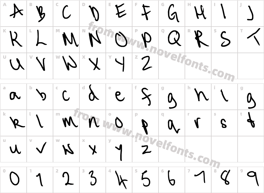 LeftyCharacter Map