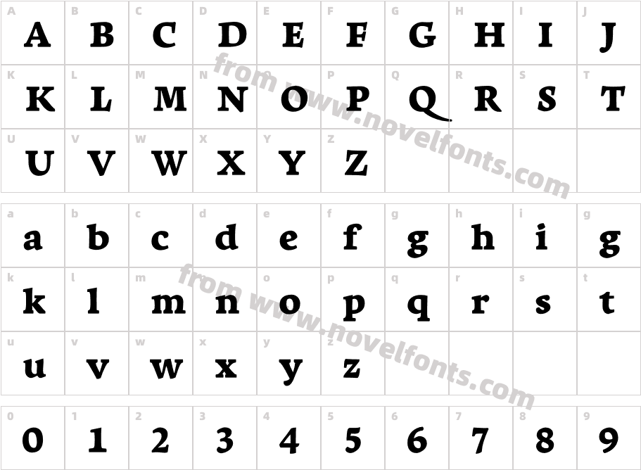Leksa BlackCharacter Map