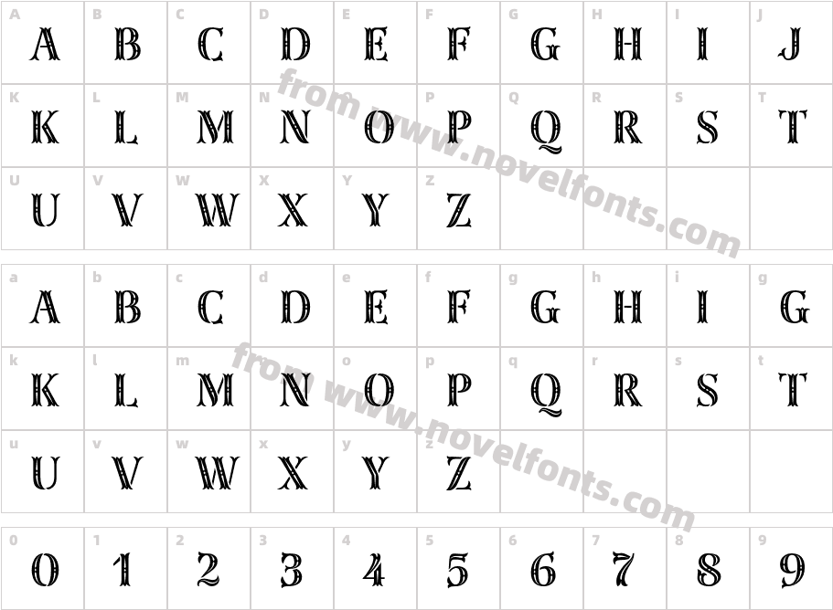 Lewis InlineCharacter Map