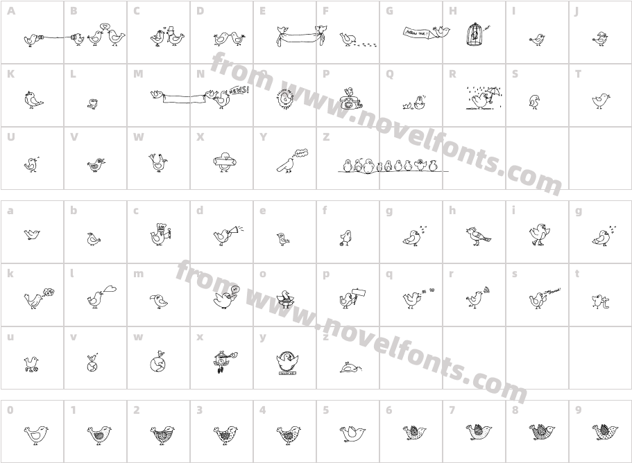 Liebe TweetCharacter Map