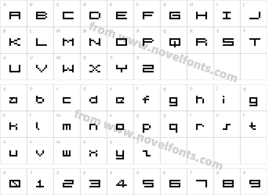 Light RegularCharacter Map