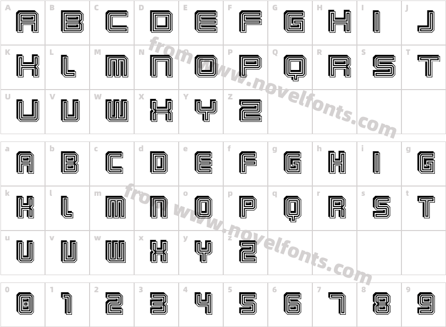 Karnivore StackCharacter Map