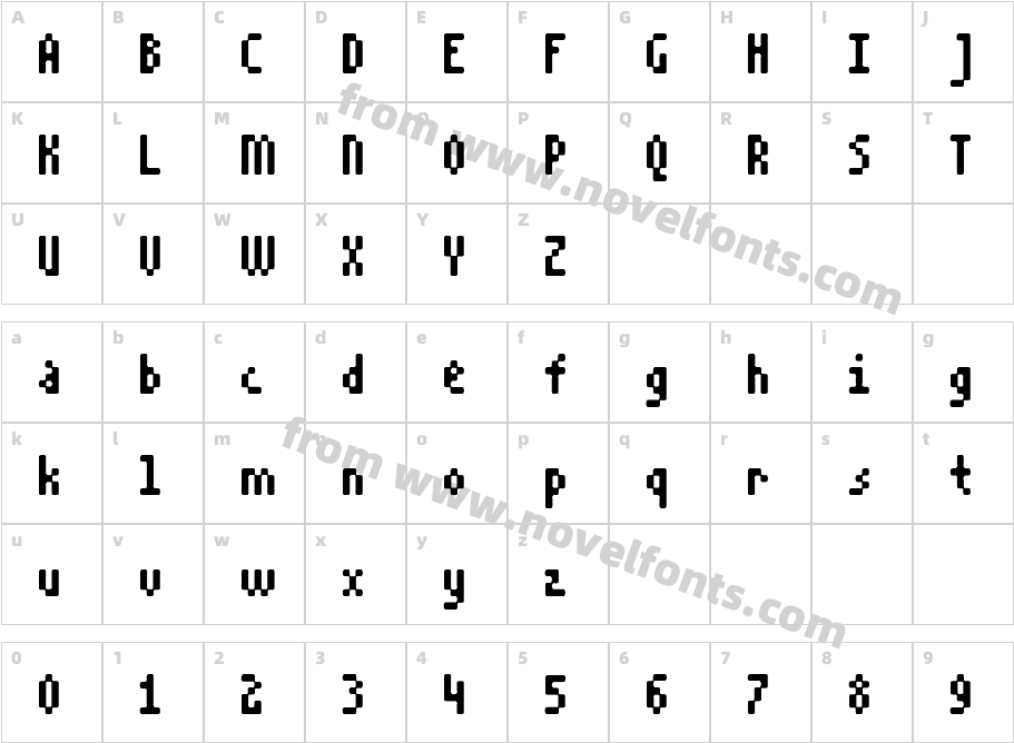 LithiumCharacter Map