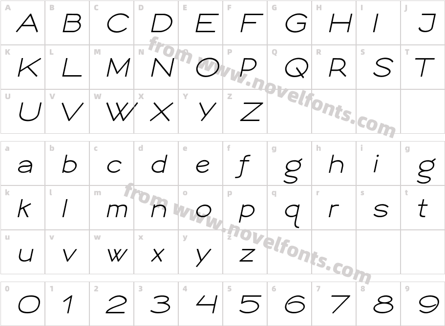Logo Sans Regular 2Character Map