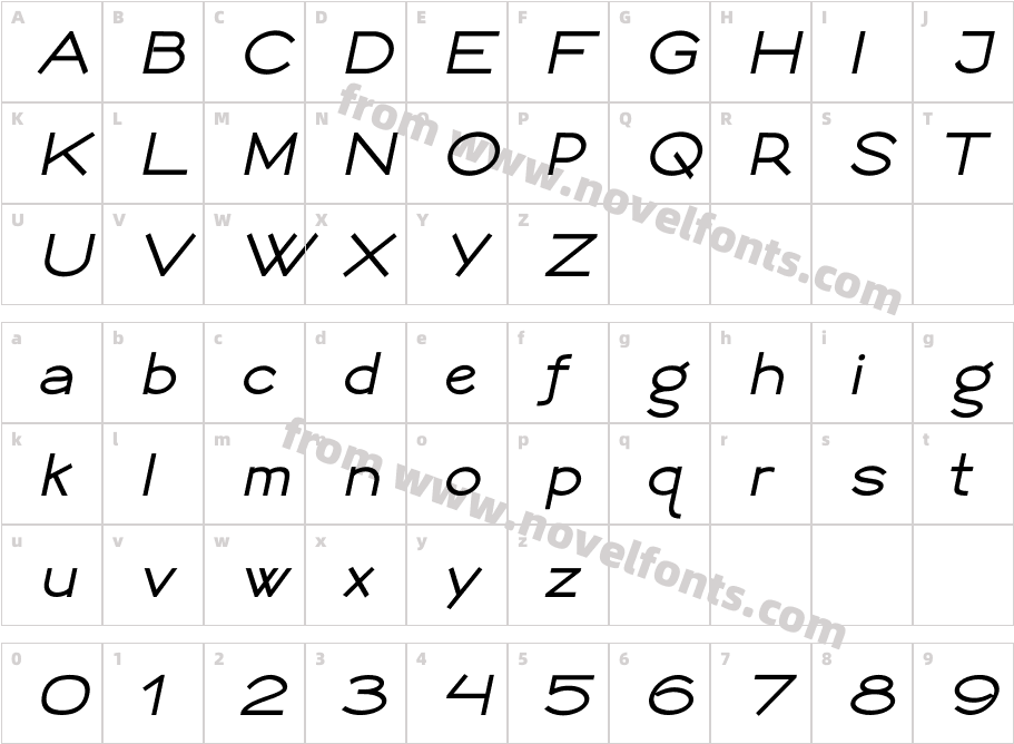 Logo Sans Regular 3Character Map