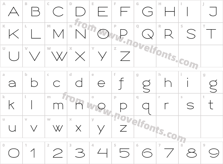 Logo Sans Regular 5Character Map