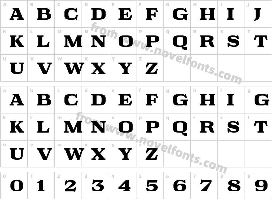 Lost Type 2023 RegularCharacter Map