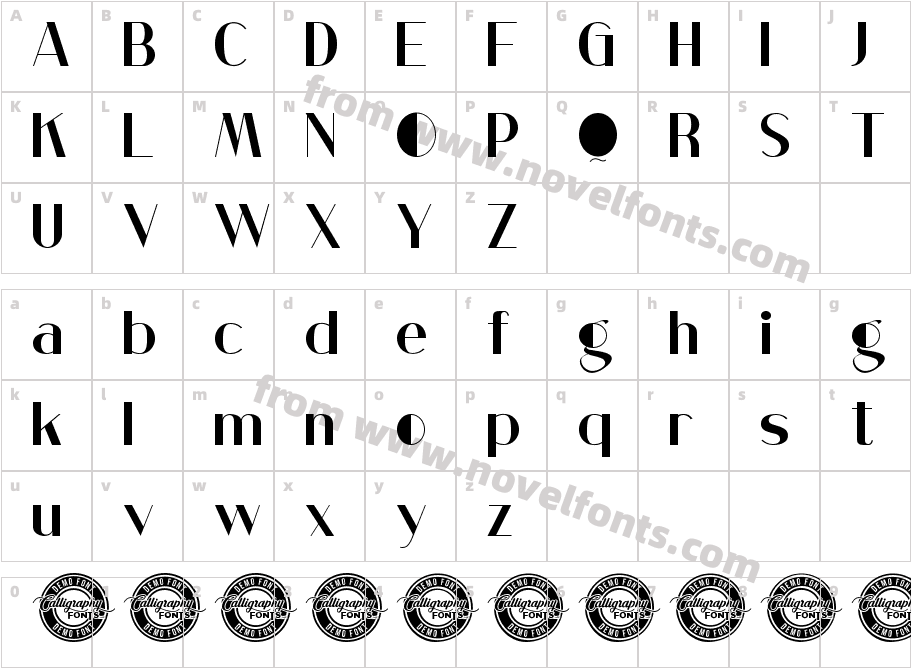Low Magnetic Demo RegularCharacter Map