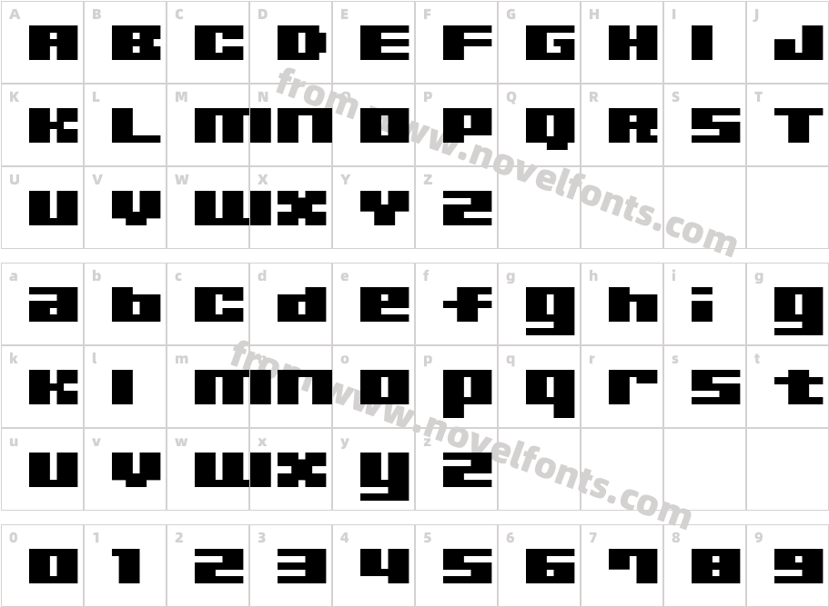 MD Ultra SevenCharacter Map
