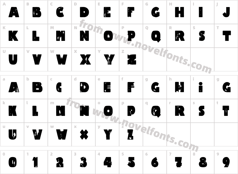 Macro PrintCharacter Map