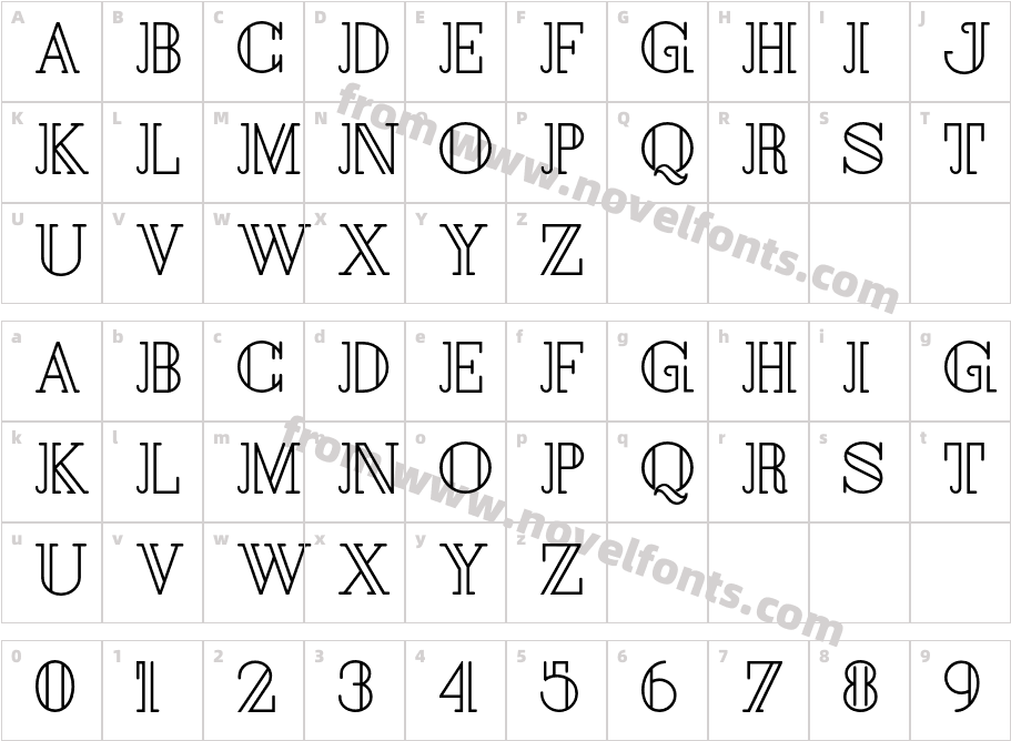 MarolineCharacter Map