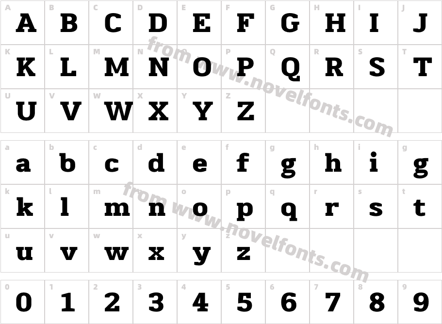 Martini BlackCharacter Map