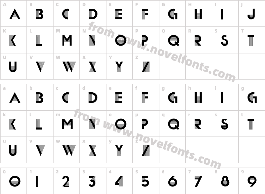 Matra NormalCharacter Map