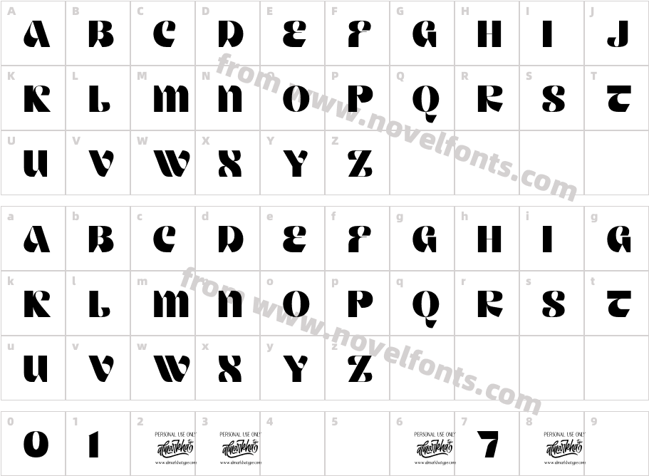 KeawnetaCharacter Map