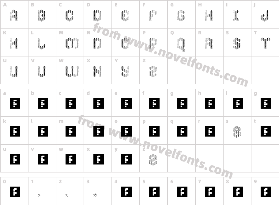 Molecular Complex 2 RegularCharacter Map