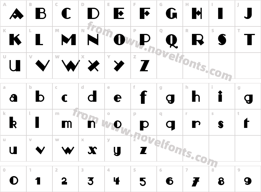 Monkey FingersCharacter Map
