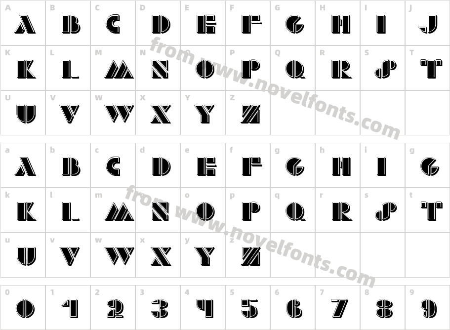 Monte Carlo RegularCharacter Map