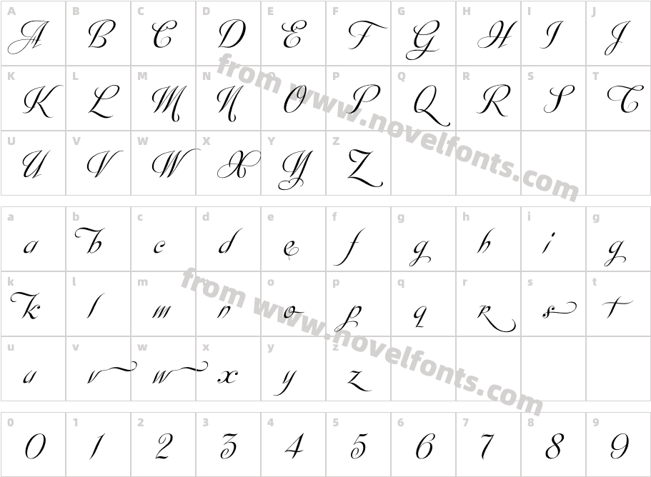 Monte CristoIVCharacter Map