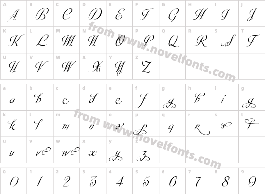 Monte CristoVCharacter Map