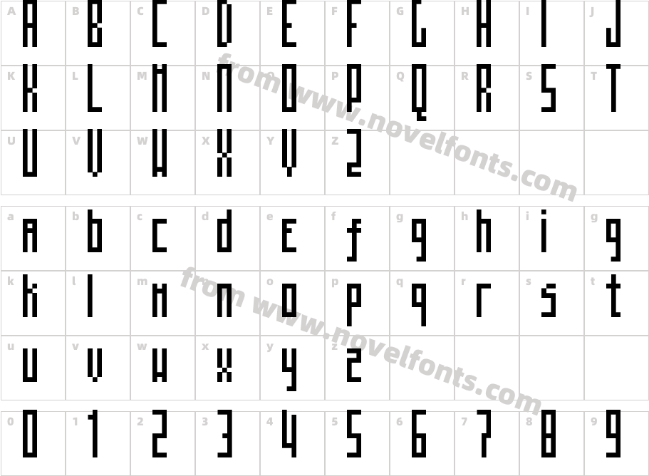 Mosaico TallCharacter Map