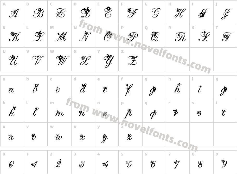 Mothers DayCharacter Map