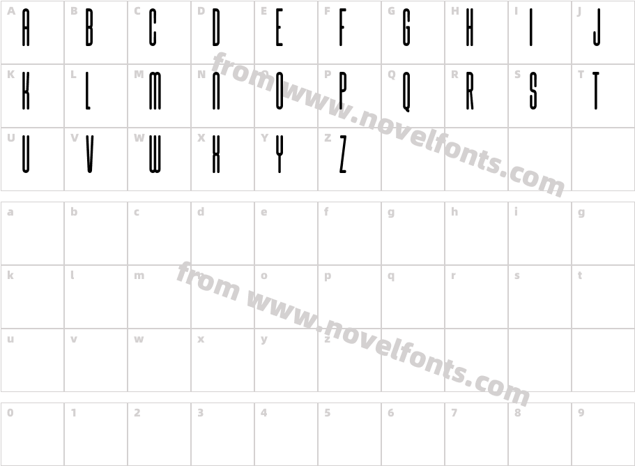 Muhaqu Regular Personal UseCharacter Map