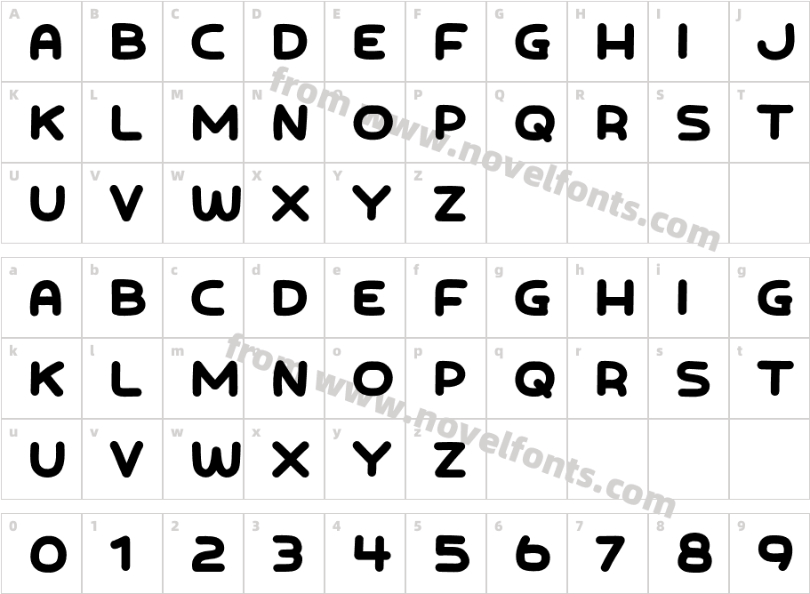 NepoboyCharacter Map