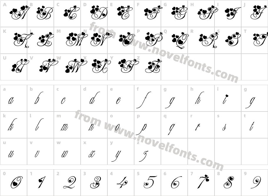 New Unicode FontCharacter Map
