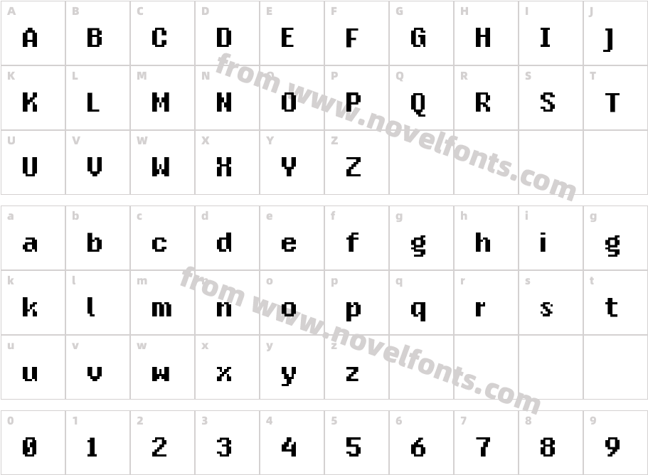 Nihonium113 RegularCharacter Map