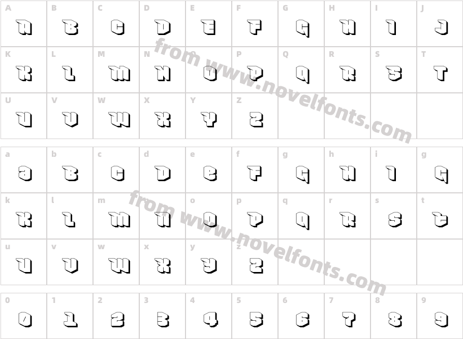 Nowy Geroy 4F ShadowCharacter Map