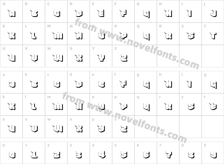 Nowy Geroy 4F ShadowCharacter Map